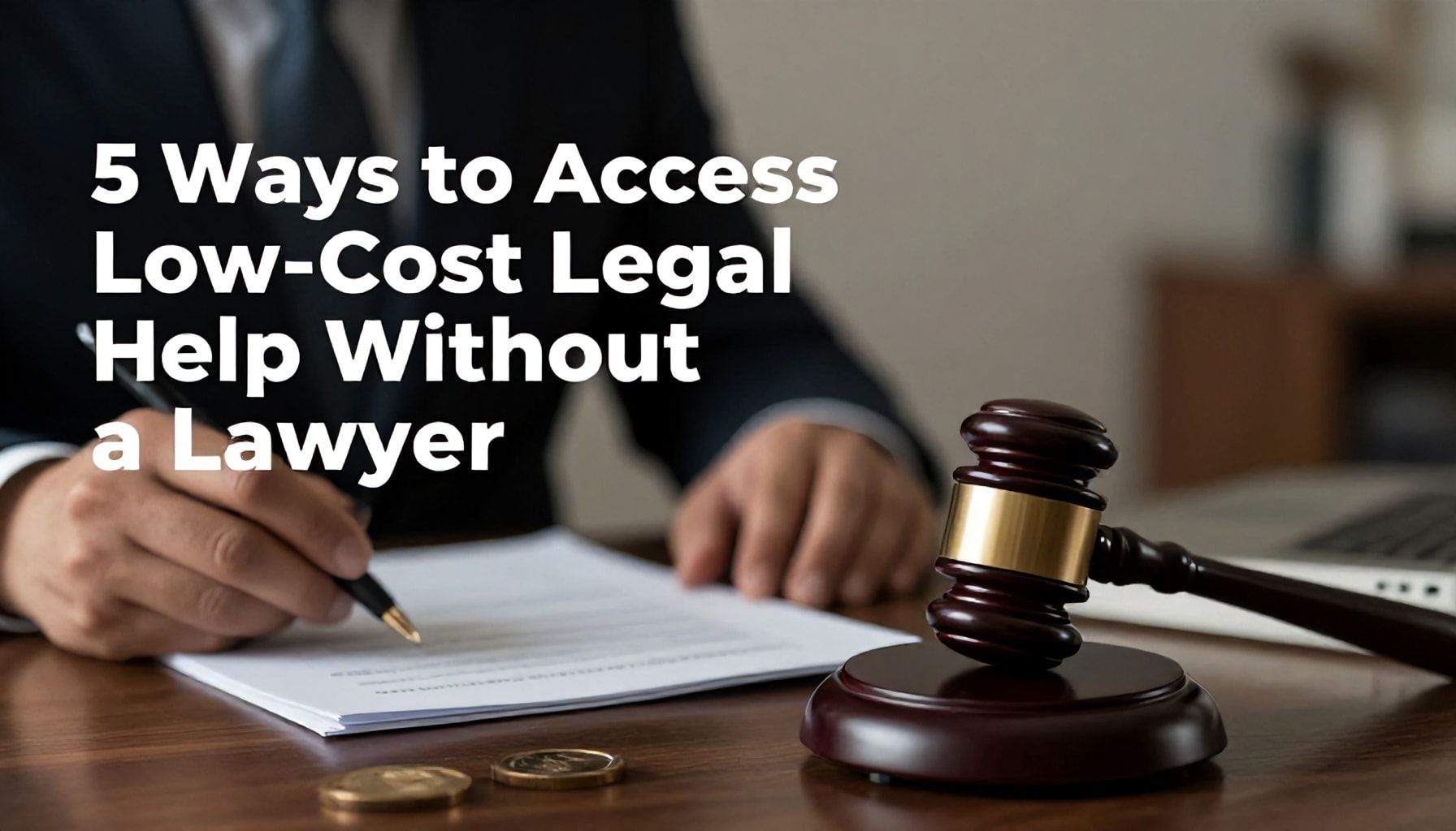5 Ways to Access Low-Cost Legal Help Without a Lawyer*