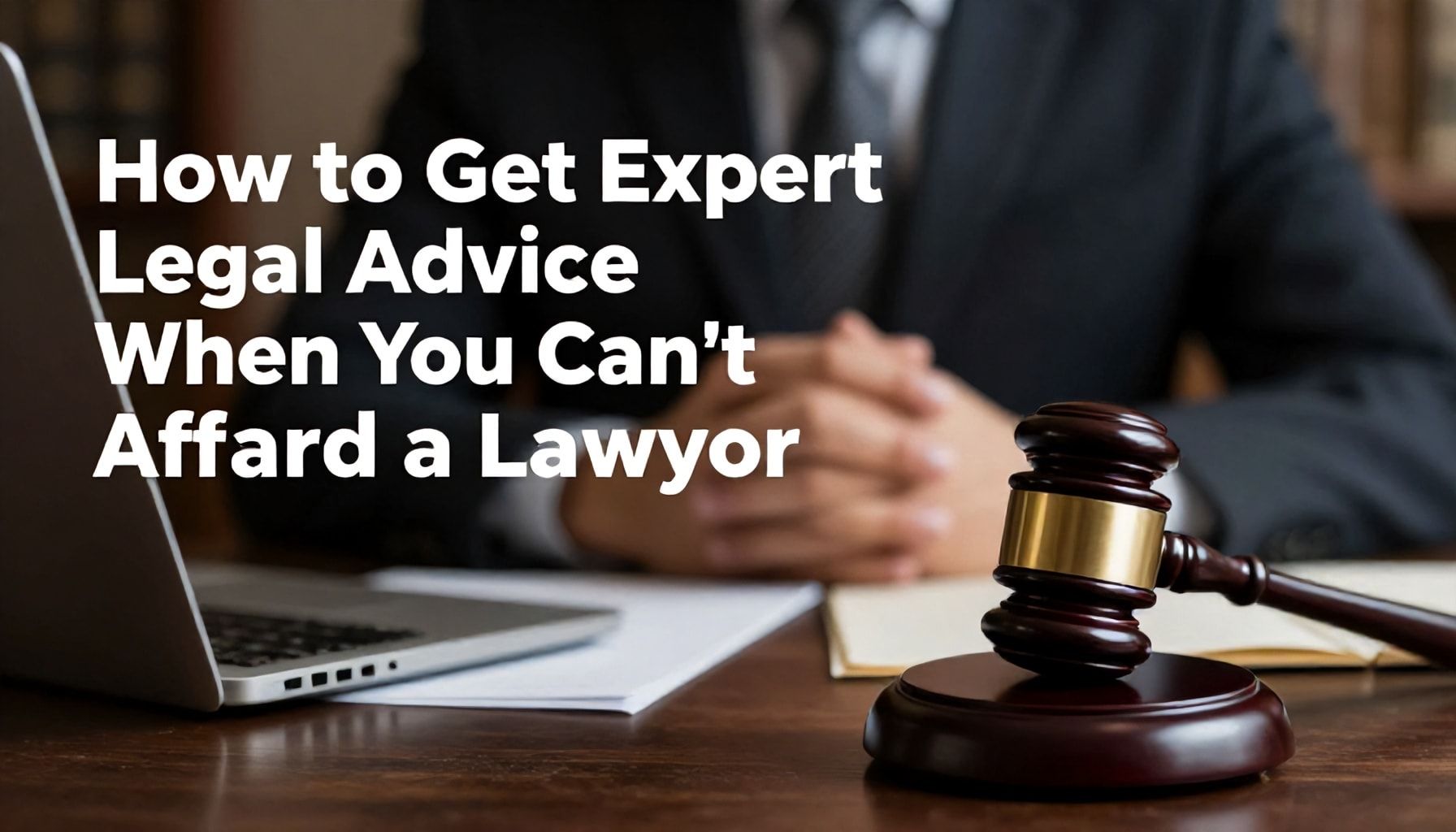 How to Get Expert Legal Advice When You Can’t Afford a Lawyer*