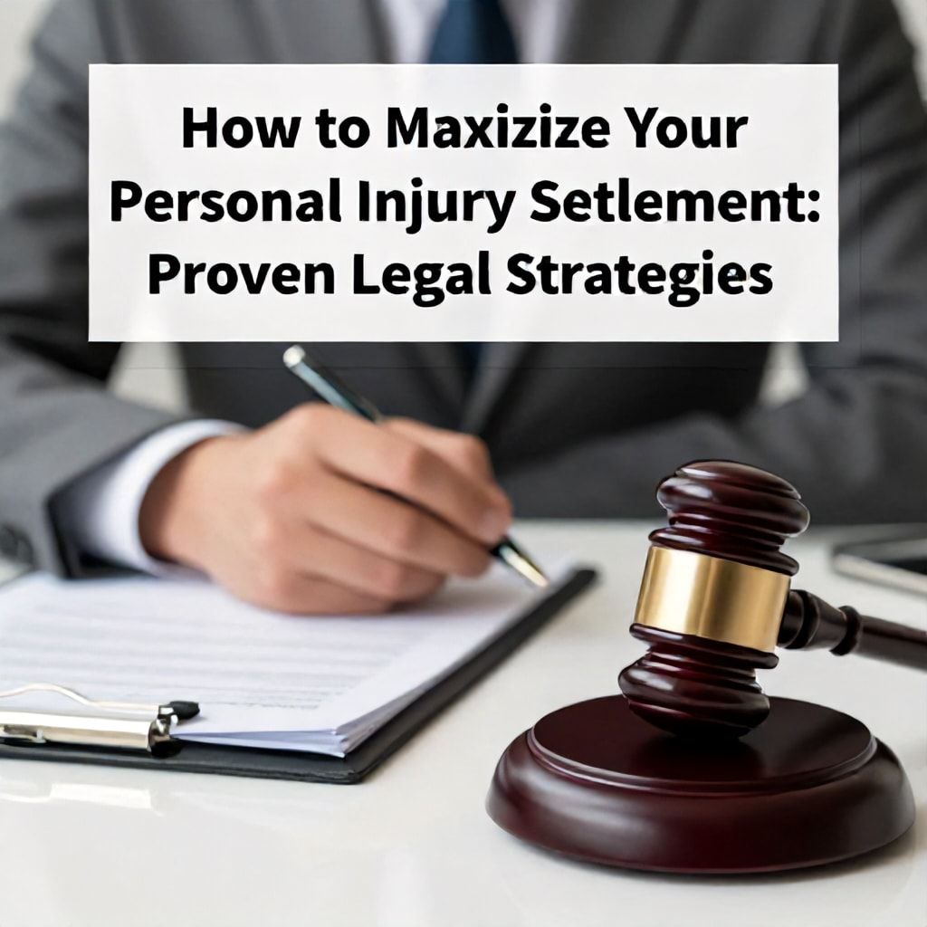 How to Maximize Your Personal Injury Settlement: Proven Legal Strategies*