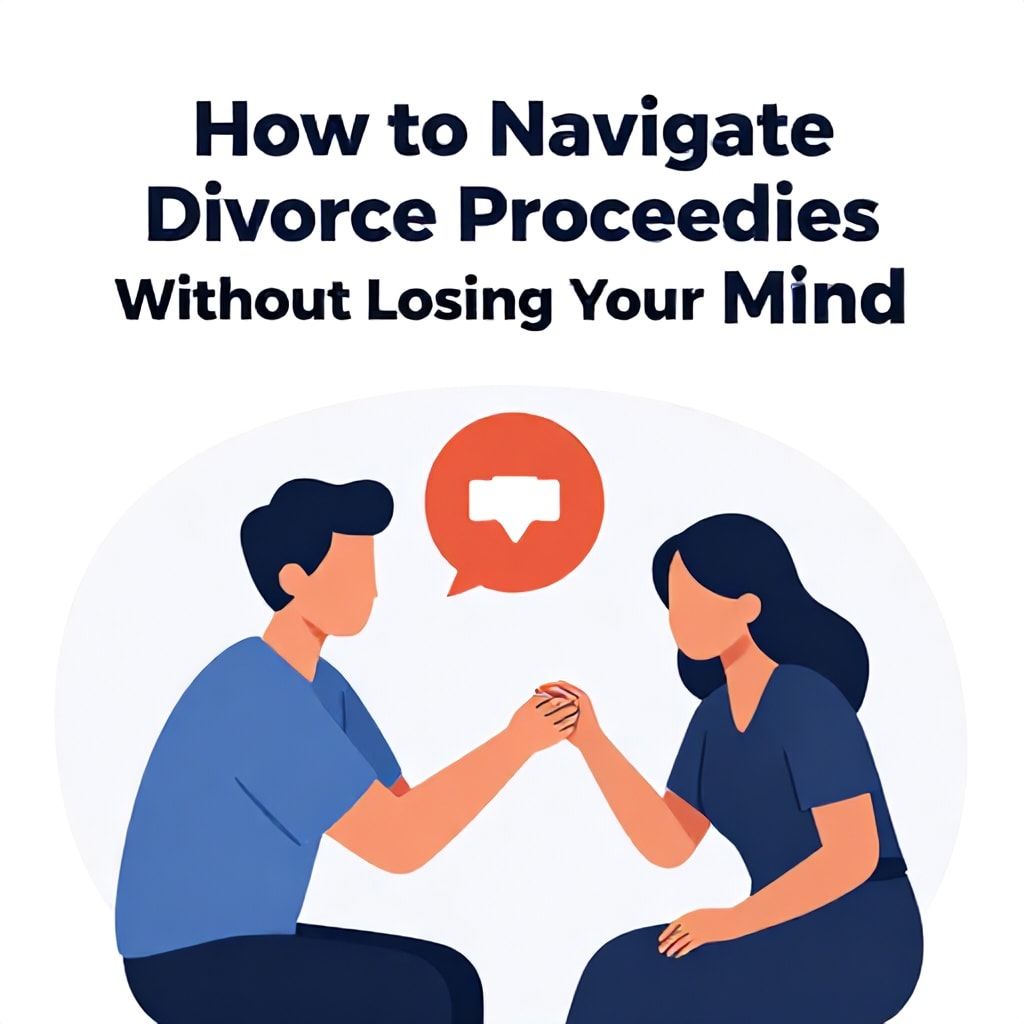 How to Navigate Divorce Proceedings Without Losing Your Mind*