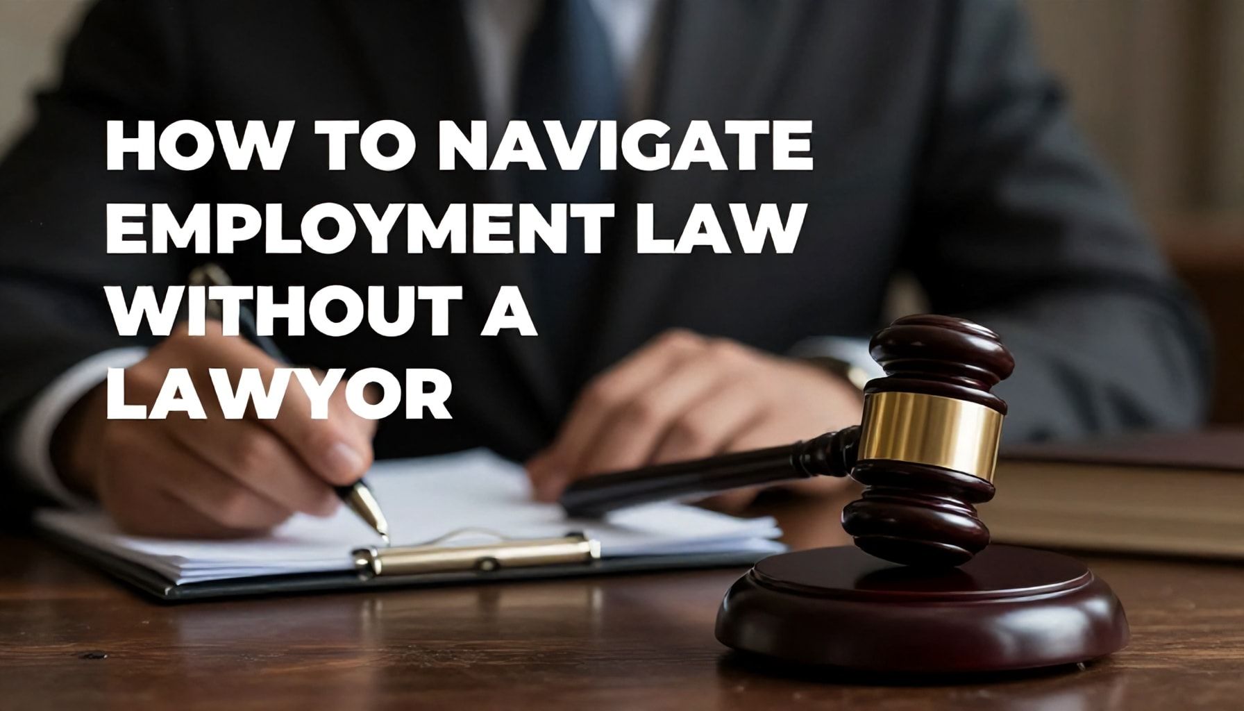 How to Navigate Employment Law Without a Lawyer*