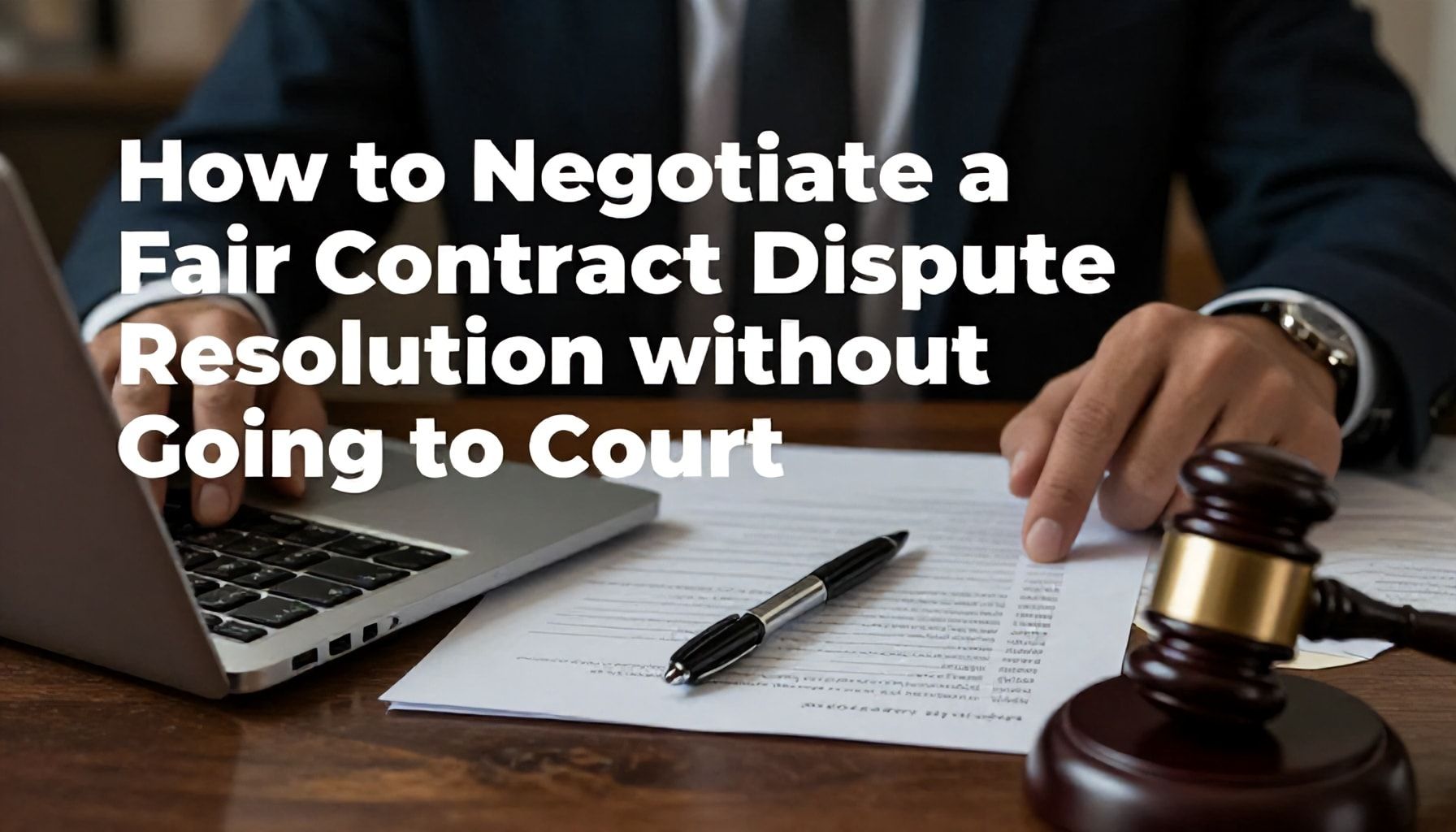 How to Negotiate a Fair Contract Dispute Resolution Without Going to Court*