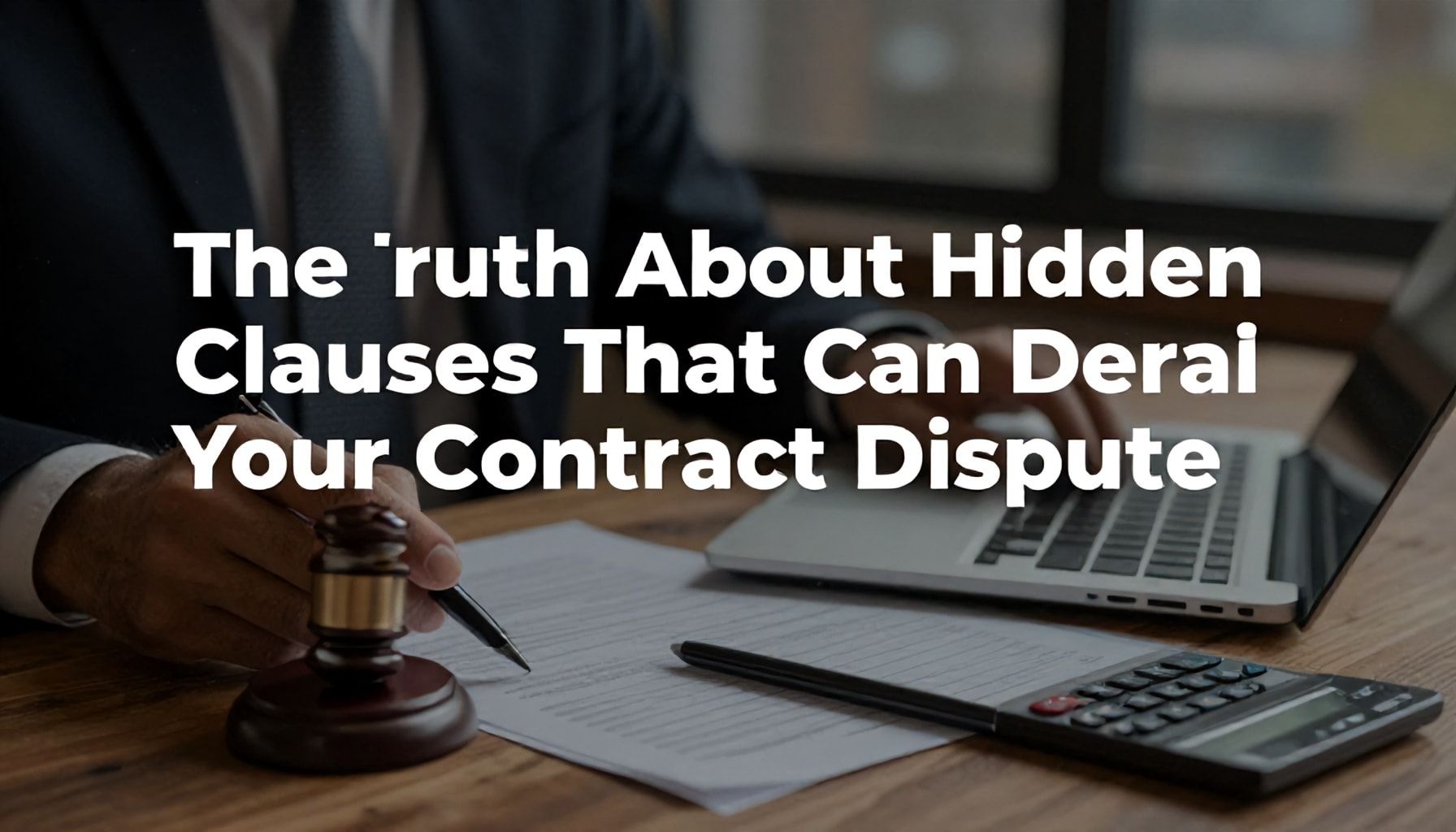 The Truth About Hidden Clauses That Can Derail Your Contract Dispute*
