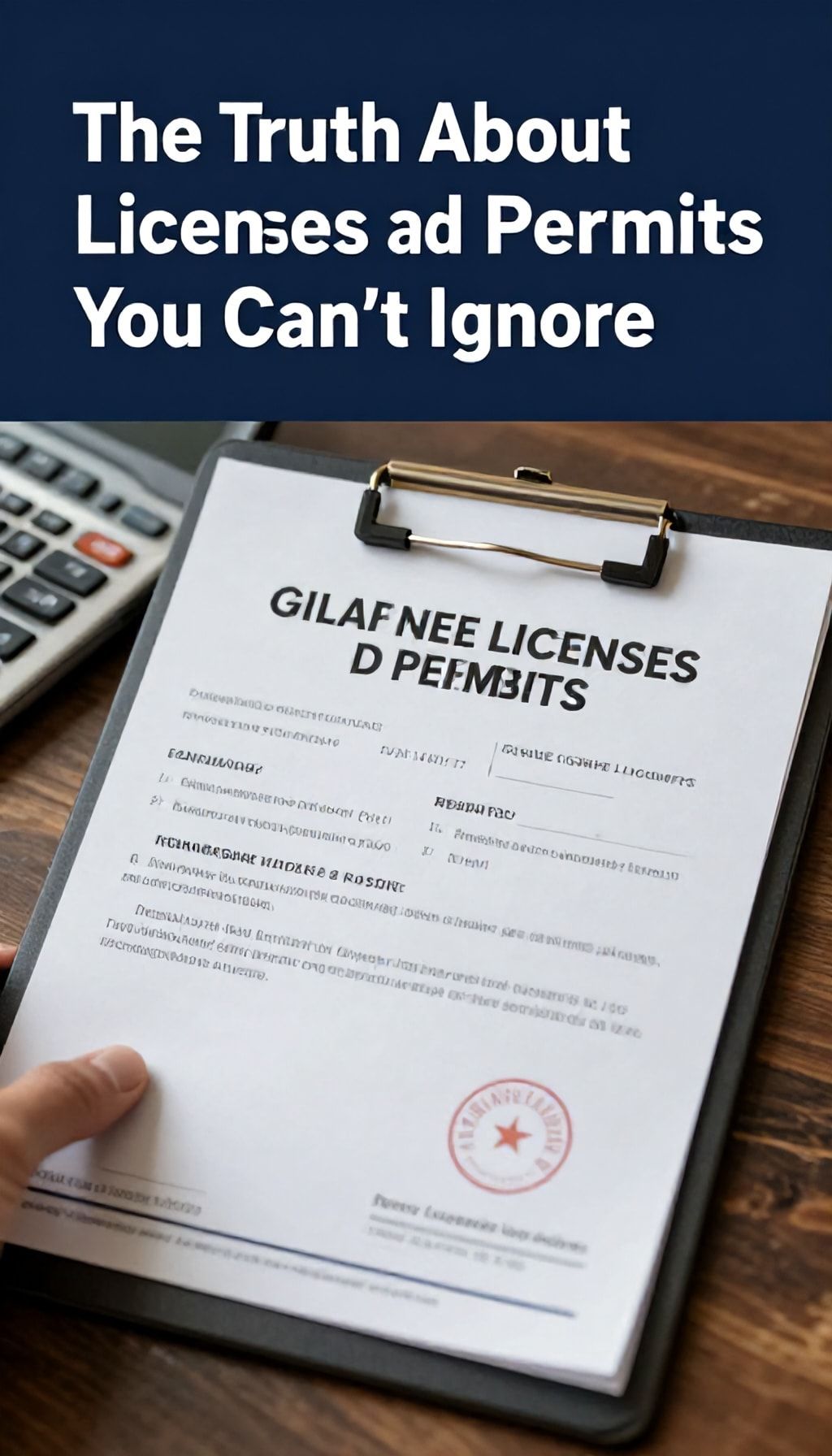 The Truth About Licenses and Permits You Can’t Ignore*
