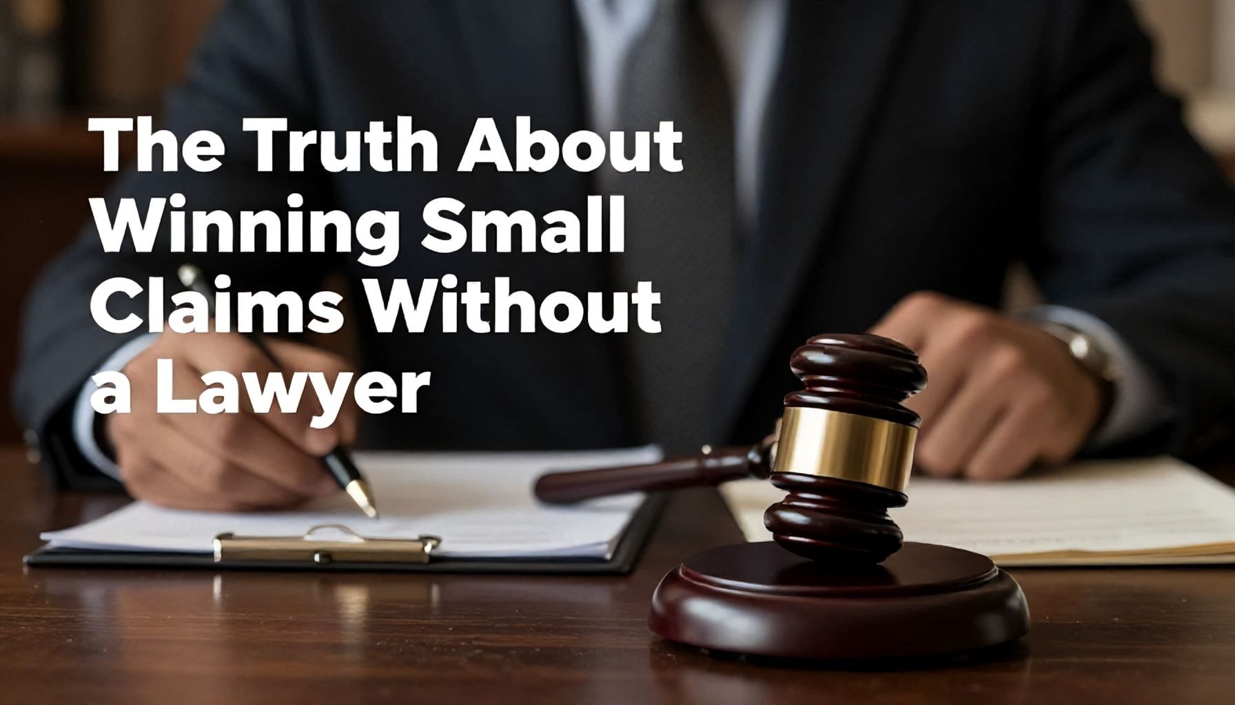 The Truth About Winning Small Claims Without a Lawyer*