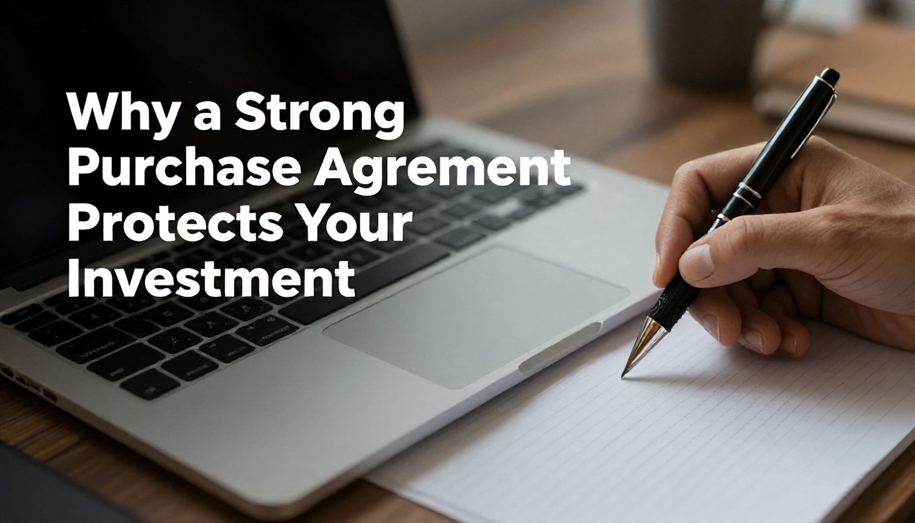 Why a Strong Purchase Agreement Protects Your Investment*