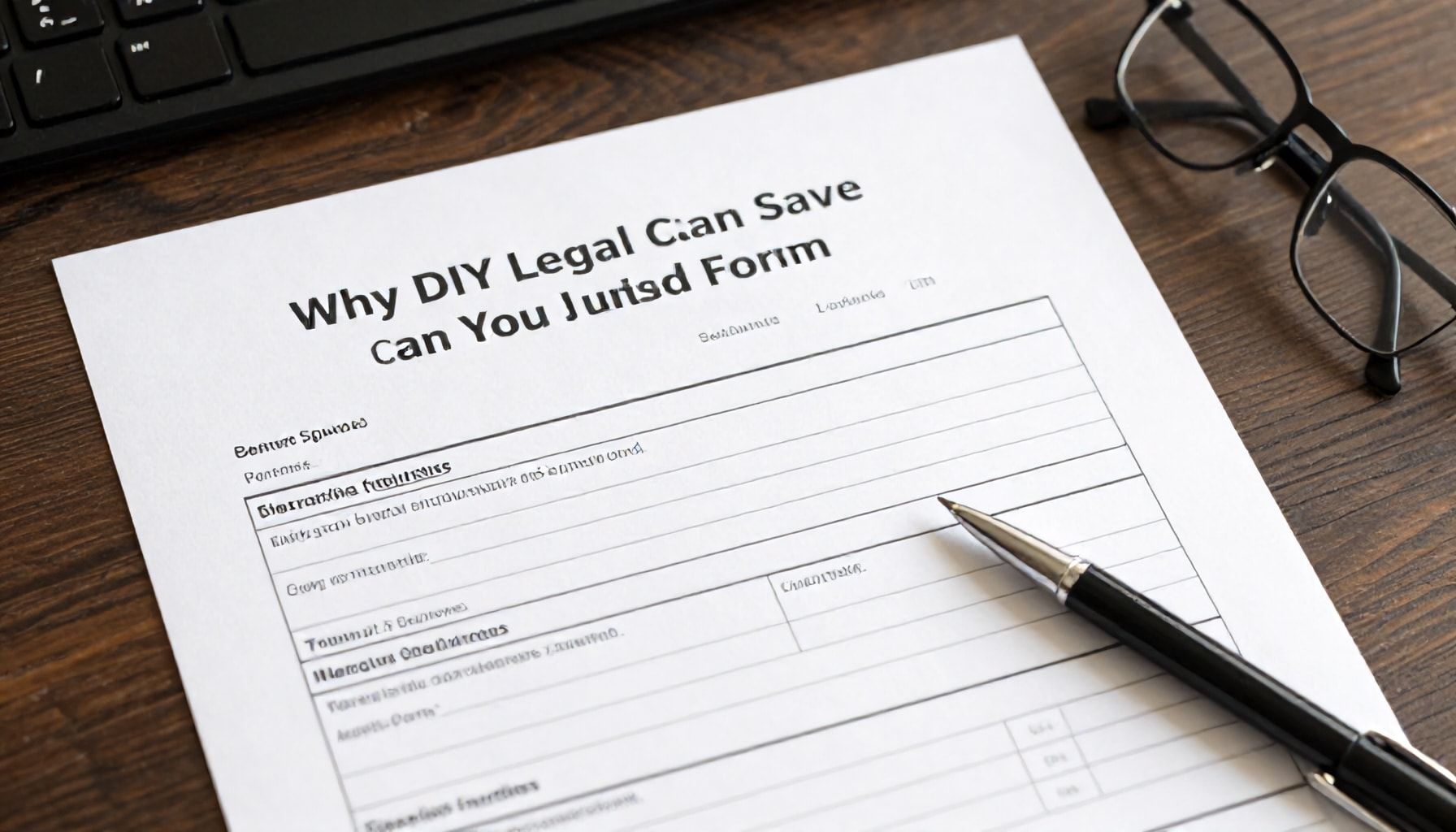 Why DIY Legal Forms Can Save You Hundreds (and When to Avoid Them)*