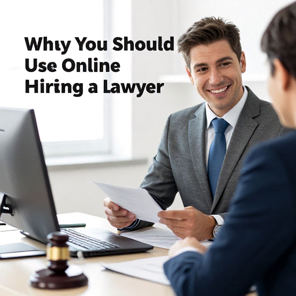 Why You Should Use Online Legal Advice Before Hiring a Lawyer*