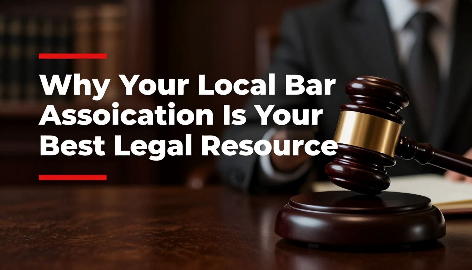 Why Your Local Bar Association Is Your Best Legal Resource*