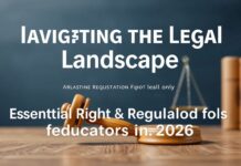 Navigating the Legal Landscape: Essential Rights and Regulations for Educators in 2026 Navigating the Legal Landscape: Essential Rights and Regulations for Educators in 2026